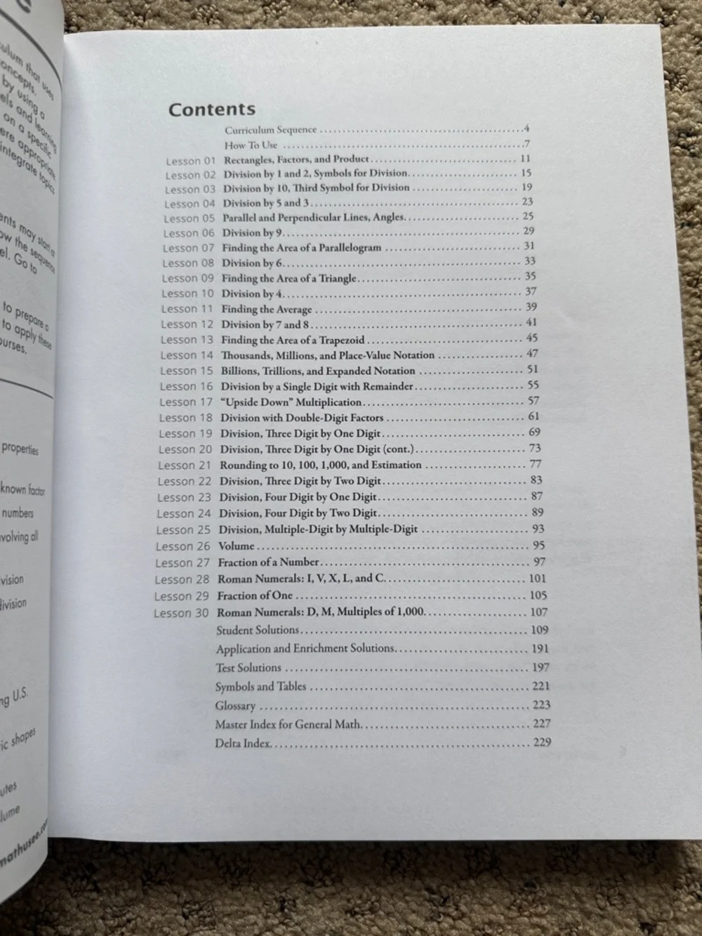 Math-U-See Delta Single and Multiple-Digit Division Instruction Manual - Picture 4 of 4